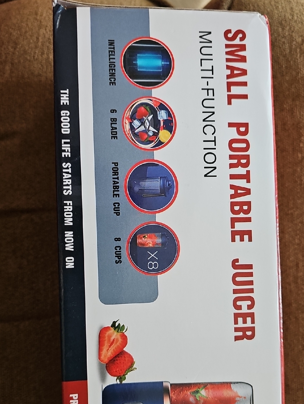 Small Portable Juicer - Blue and Red